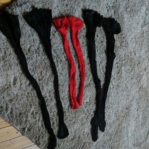 Variety of thigh high stockings